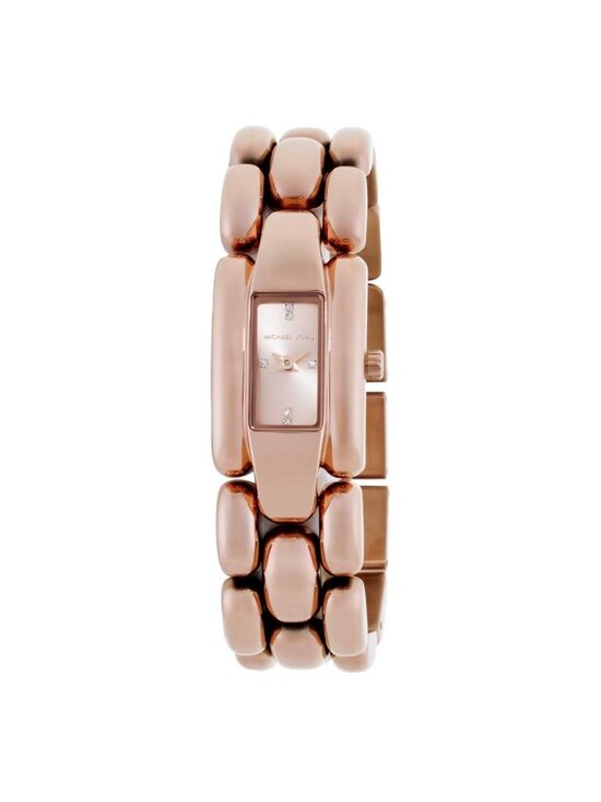NWT Michael Kors Hally Quartz Rose Gold Dial Ladies Watch main image 3
